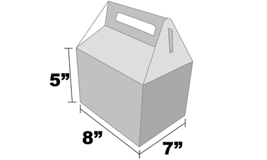 Gable Boxes (8x5x7)
